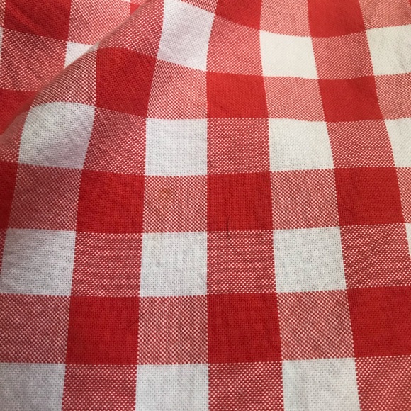 American Eagle Orange Buffalo Check Top - Picture 5 of 5